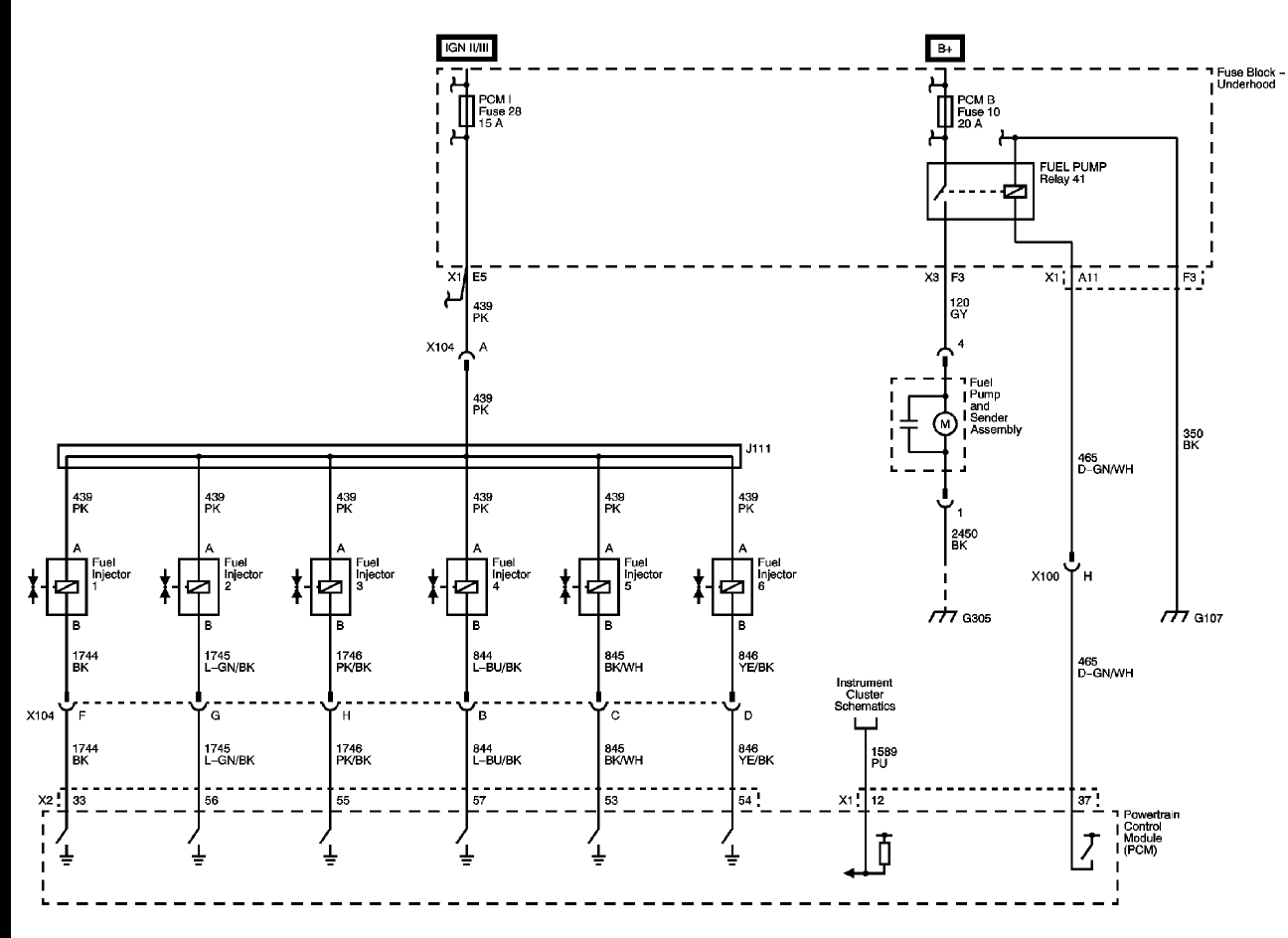 Fuel Injector Wiring